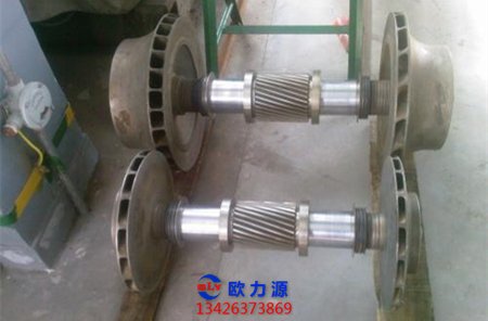 多軸壓縮機齒輪箱一角